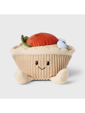 Gigglescape Fruit Tart 6” Plush Toy Soft Stuffed Animal NEW with tags